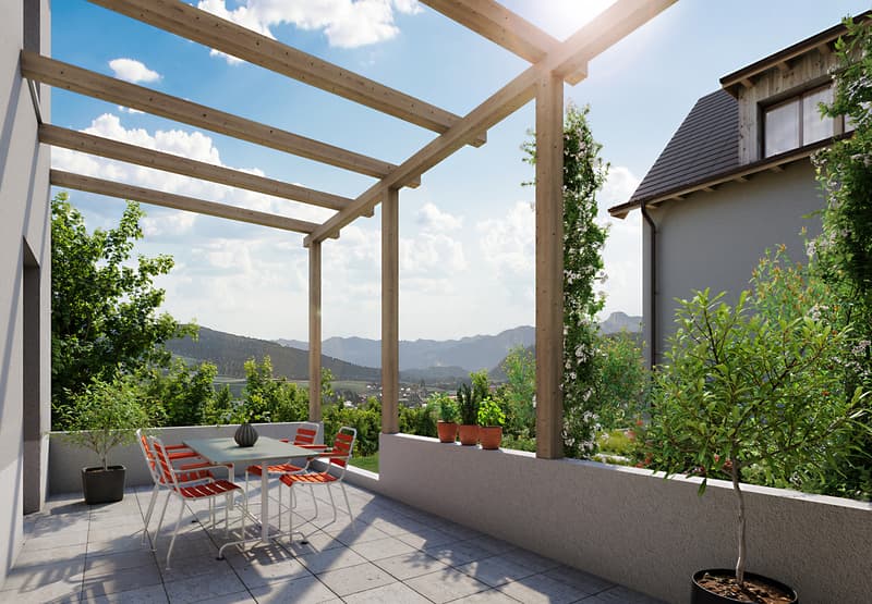 Appartamento triplex 3.5 locali con atelier e due spazi esterni (5)