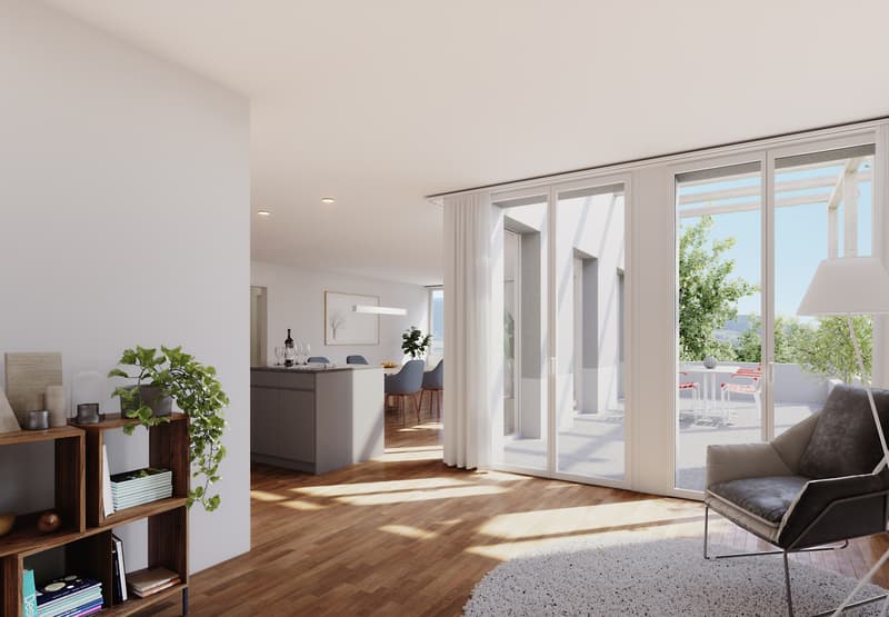 4.5-room maisonette apartment with gallery and loggia (2)