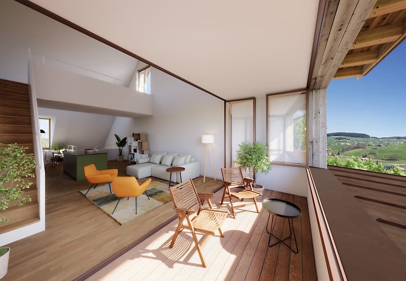3.5-room garden apartment with direct access to the green (6)