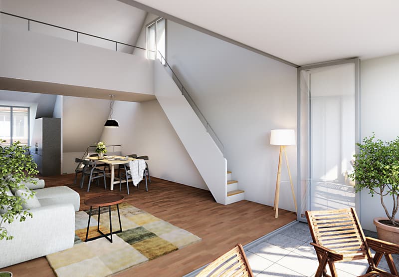Arrivée à Schönrain - 21 appartements en propriété à Konolfingen (3)