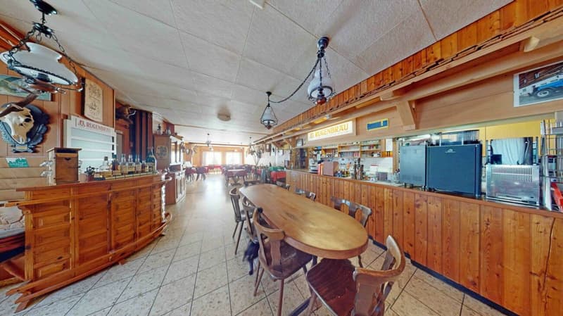 Hotel Pension Alpenrose with 2 restaurants and ski lift in Saxeten (9)