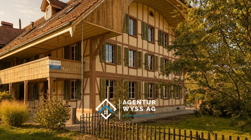 Appartement spacieux de 8,5 pièces avec accès direct au cellier voûté près de Herzogenbuchsee (1)