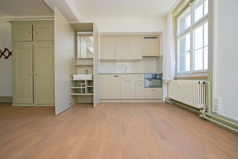 eigene Küche mit Einbauschränke