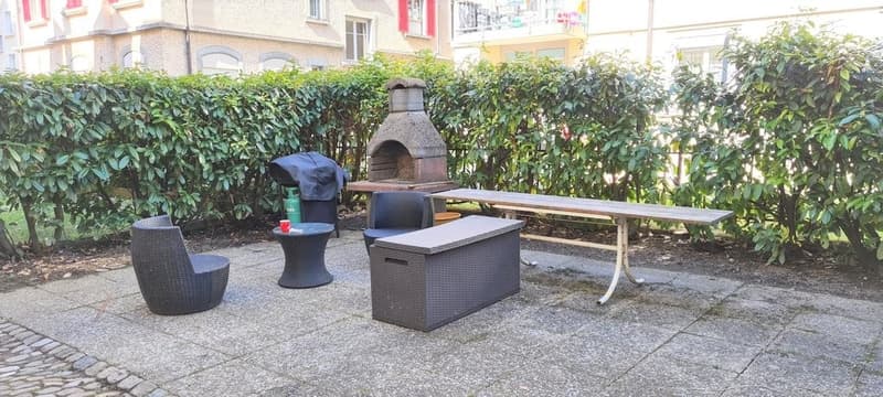 eigener Sitzplatz auf Nordseite