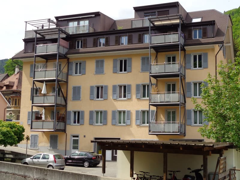 Wohnung zwischen dem CFF-Bahnhof und der Innenstadt gelegen. (2)