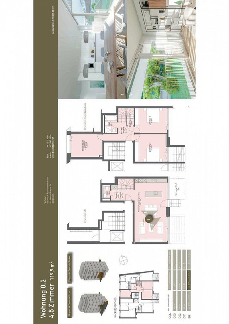 2 bedrooms, living room, kitchen, dining area, bathrooms, terrace