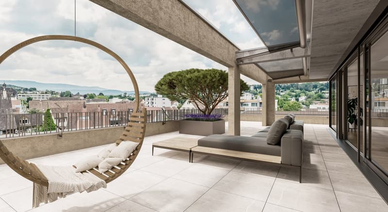 Spacious, modern, and very bright attic apartment with large terrace (2)