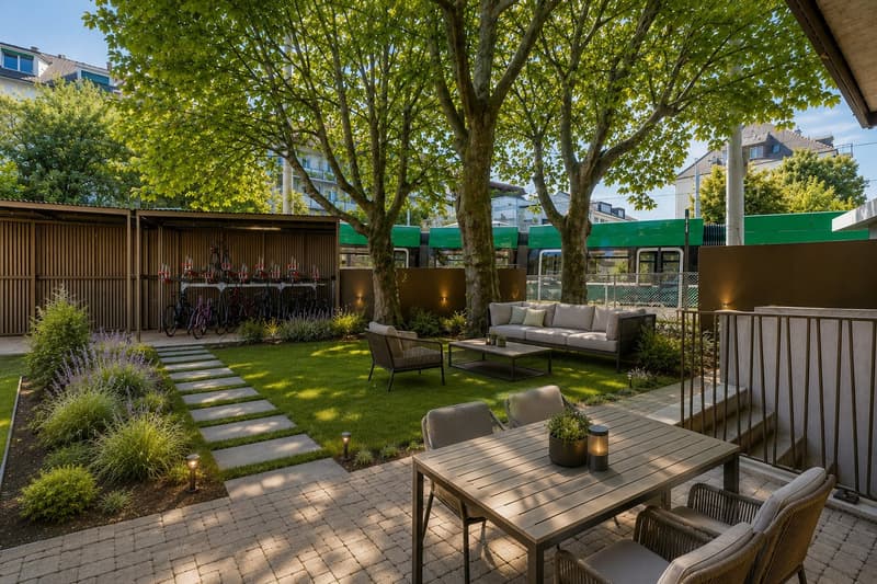 MODERNE GARTEN-MAISONETTE – URBAN WOHNEN IM GRÜNEN RIEHEN (W0.2) (3)