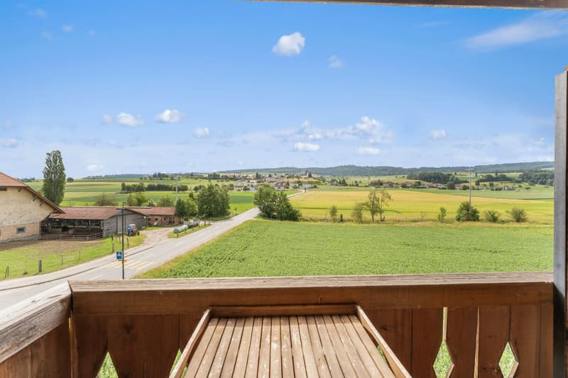 Maisonette di 4,5 locali con camino, galleria e vista lontana nel verde (13)