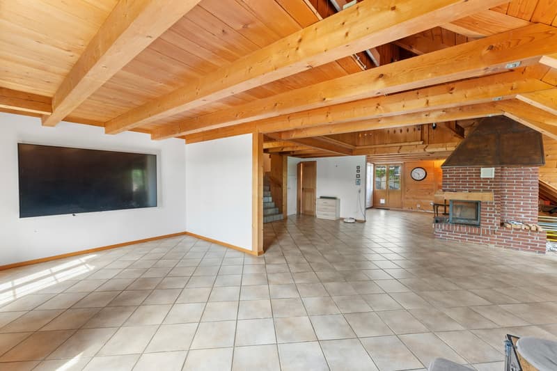 Maisonette di 4,5 locali con camino, galleria e vista lontana nel verde (3)