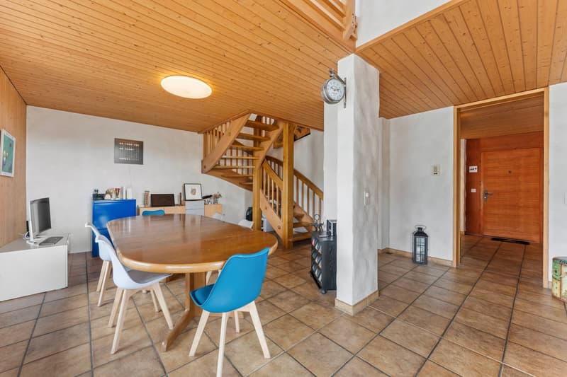 Appartement-maisonnette spacieux 5.5 pièces avec cheminée et vue panoramique (6)