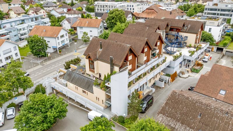 Appartement-maisonnette spacieux 5.5 pièces avec cheminée et vue panoramique (34)