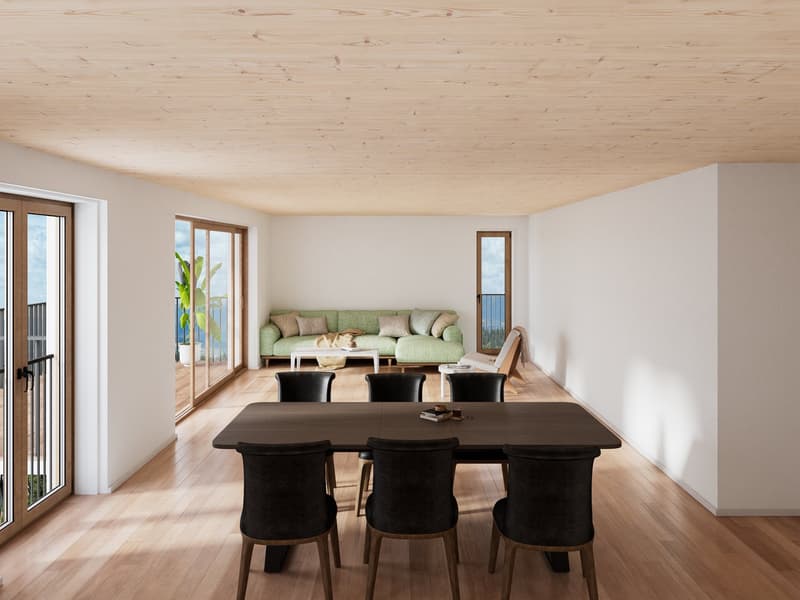 Grosszügige 4.5 Zimmer im Obergeschoss mit 52 m² Wohn- und Essbereich (5)