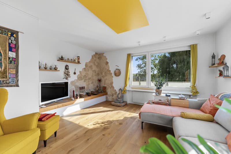 Attika mit 93 m² Terrasse an der Zihl | Attique avec terrasse de 93 m² (11)