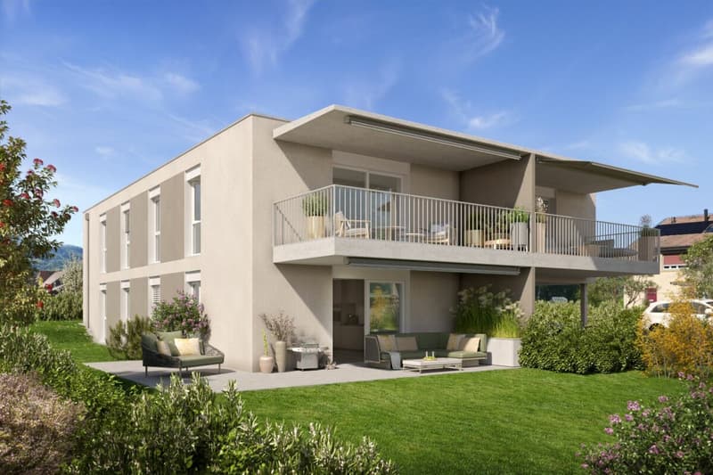 Bel appartement neuf de 4 pièces avec terrasse et jardin (1)