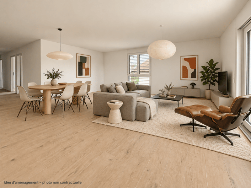 Bel appartement neuf de 4 pièces avec terrasse et jardin (13)