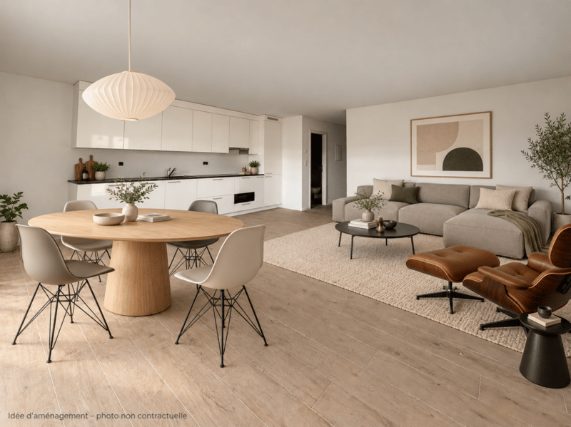 Bel appartement neuf de 4 pièces avec terrasse et jardin (11)