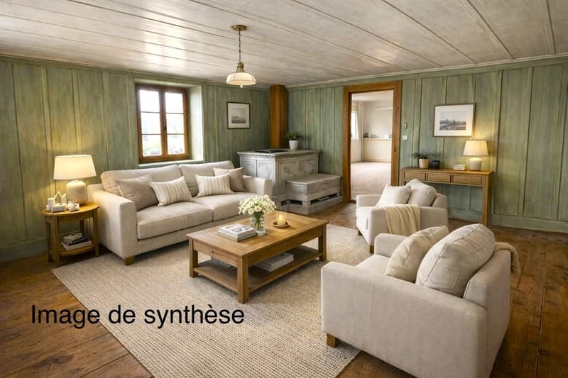 Village Farmhouse - 2'578 m2 plot in village zone and huge potential for expansion! (9)