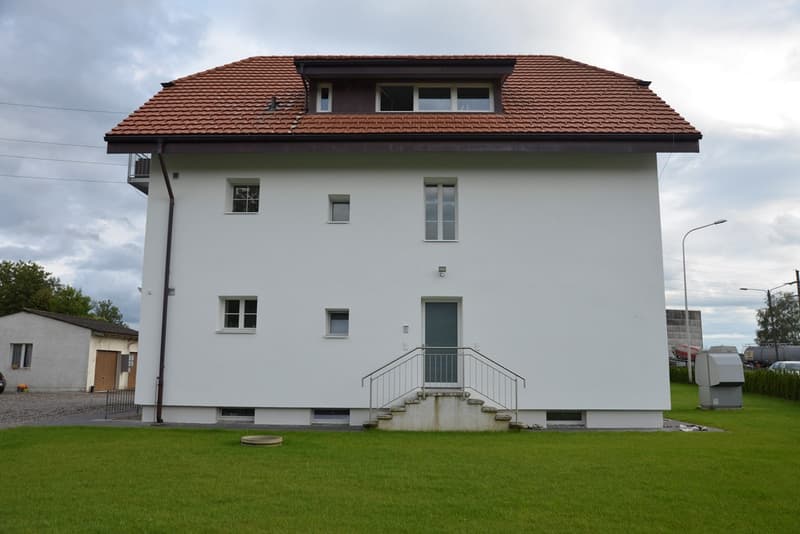 offene Dachwohnung am Dorfrand, im Grünen (3)