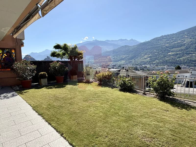 Family house with panoramic view and exceptional renovation potential ? Gravelone, Sion (12)