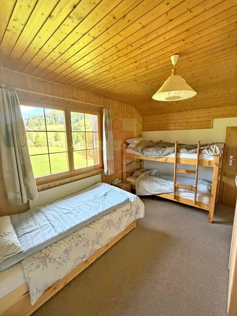 Charmant appartement 2.5 pièces en attique avec vue exceptionnelle Les Mosses (11)
