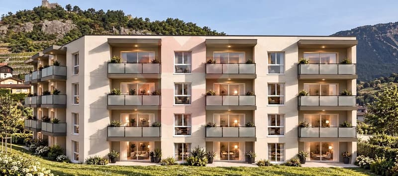 2.5 pièces centre Sierre (4)