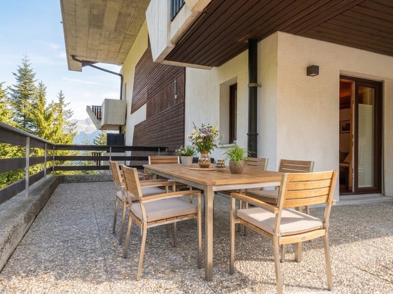 Duplex renoviert zum Verkauf in Torgon mit Bergblick (8)