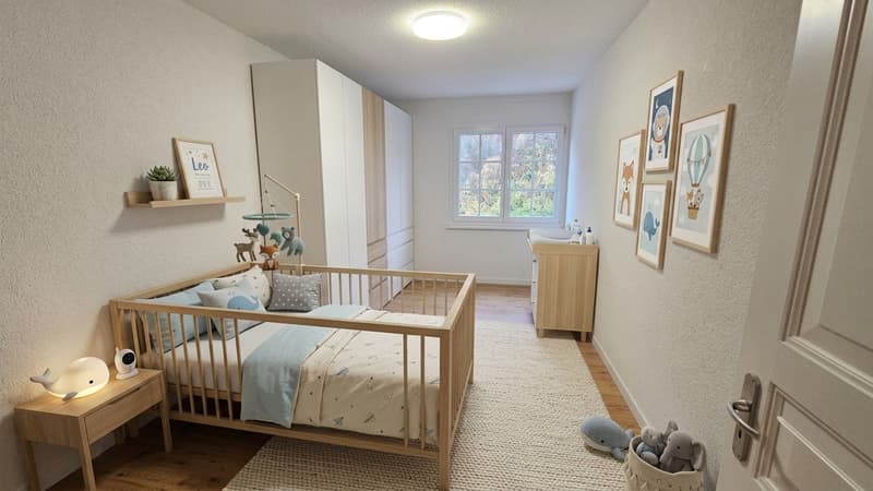 Appartement 4.5 Zimmer mit großer Terrasse und freier Sicht Port-Valais (10)