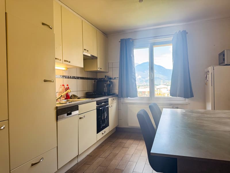 Dachgeschosswohnung 3.5 Zimmer hell in Monthey (4)