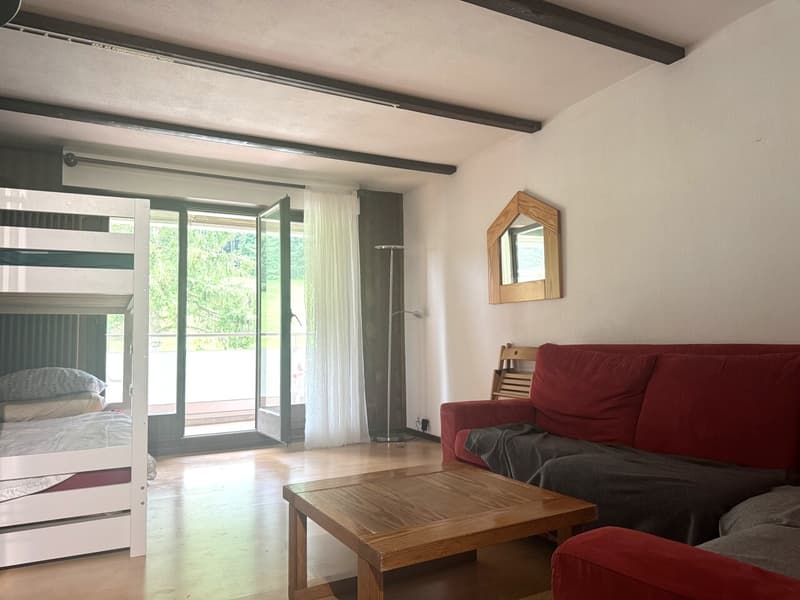 Studio teilweise möbliert Südausrichtung mit Balkon in Torgon (1)