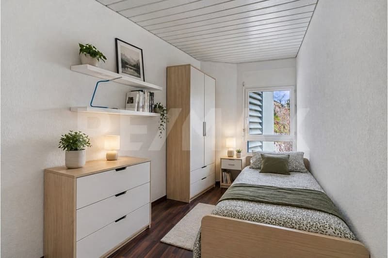 Duplex dernier étage | Plafond cathédral, vue 180 Alpes & campagne Région Rolle/Nyon (7)