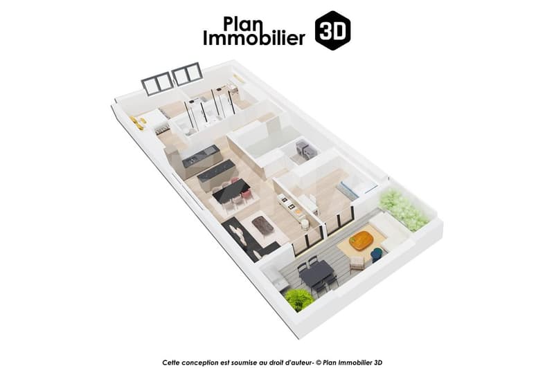 PROMOTION EN VENTE SUR PLAN LOT B5, APPARTEMENT 4,5 PIÈCES AVEC LOGGIA (6)