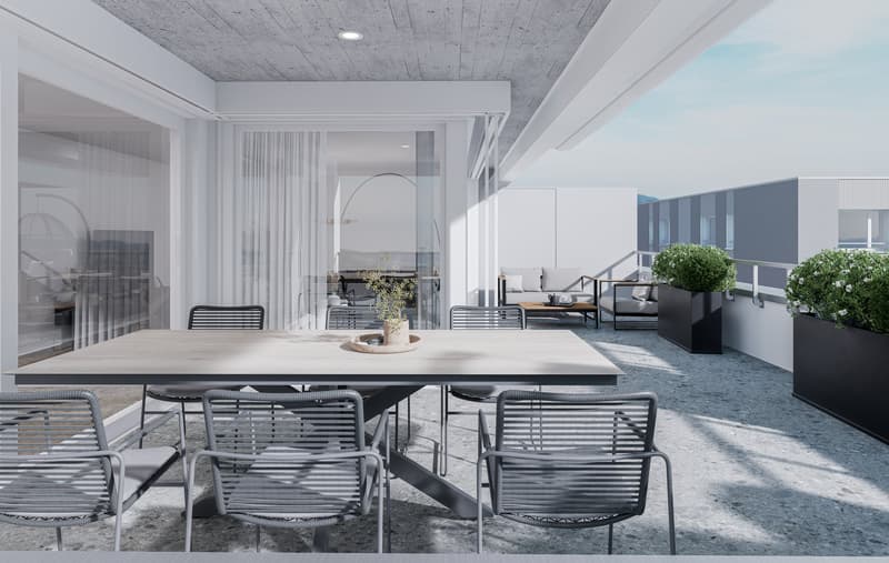Résidence ALZBACHFELD Reinach - Appartements en attique de 3,5 pièces (13)