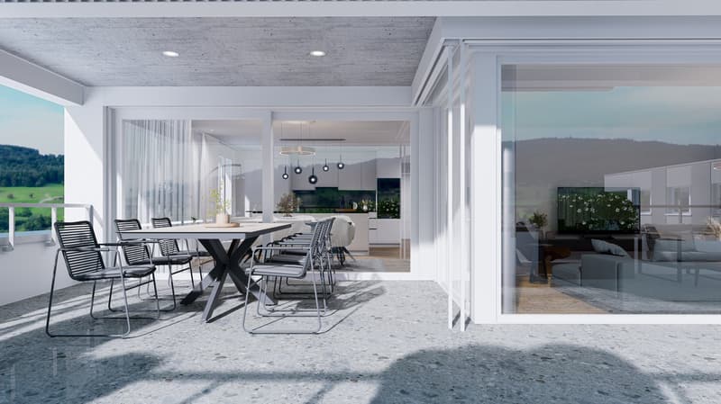 Résidence ALZBACHFELD Reinach - Appartements en attique de 3,5 pièces (12)