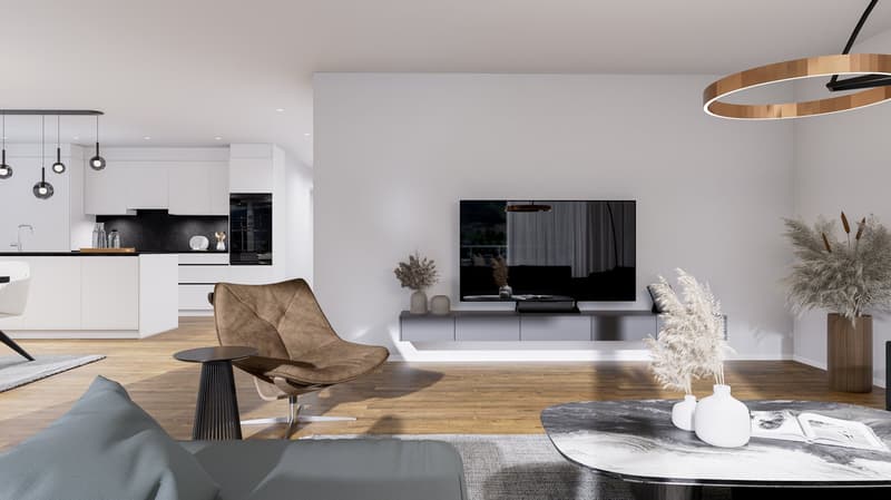 Wohnüberbauung ALZBACHFELD Reinach - 3.5-Zimmer-Attika-Eigentumswohnungen (7)