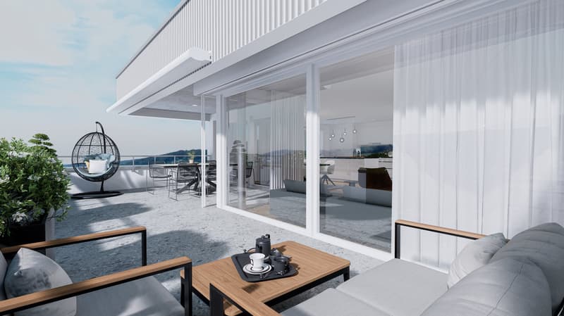 Résidence ALZBACHFELD Reinach - Appartements en attique de 3,5 pièces (14)