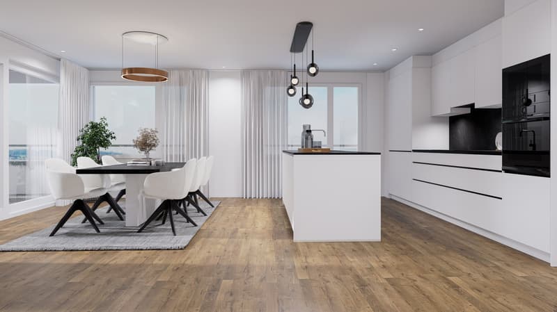 Résidence ALZBACHFELD Reinach - Appartements en attique de 3,5 pièces (5)