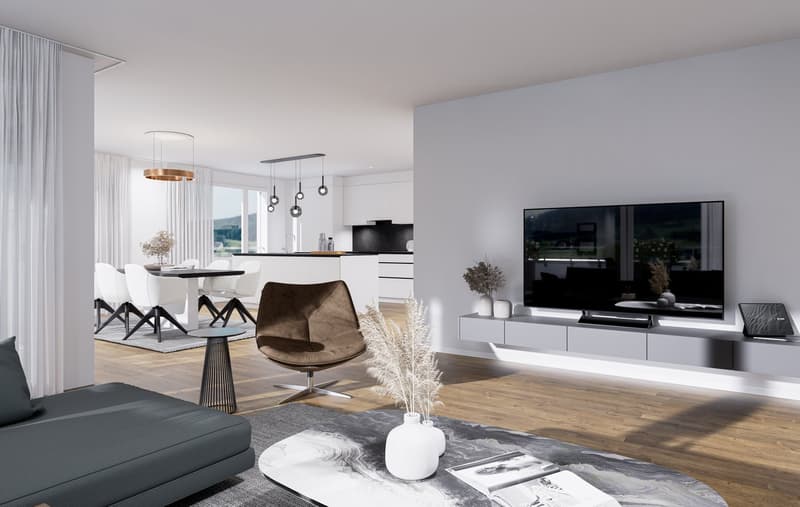 Résidence ALZBACHFELD Reinach - Appartements en attique de 3,5 pièces (3)