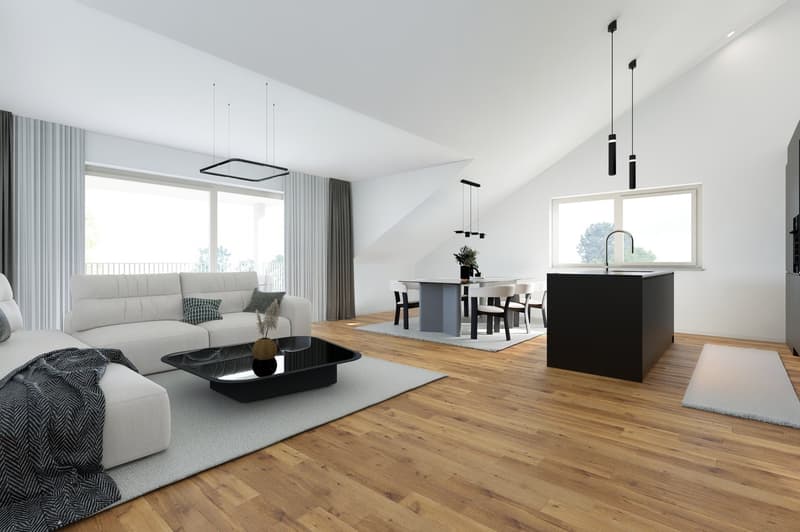 Appartamento mansardato di 4,5 locali agli standard di proprietario - prima occupazione (3)