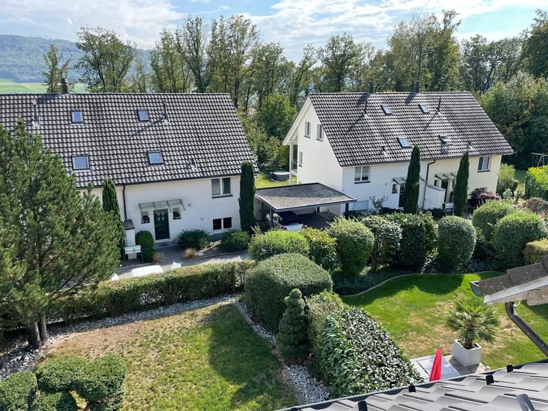 6-room semi-detached house in a sunny, elevated location in Wangen near Olten (1)