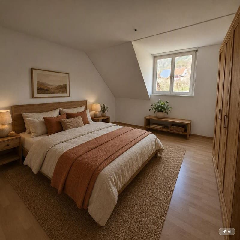 Charmante 4-Zimmer-Dachwohnung in ruhiger Lage von Laupersdorf (5)