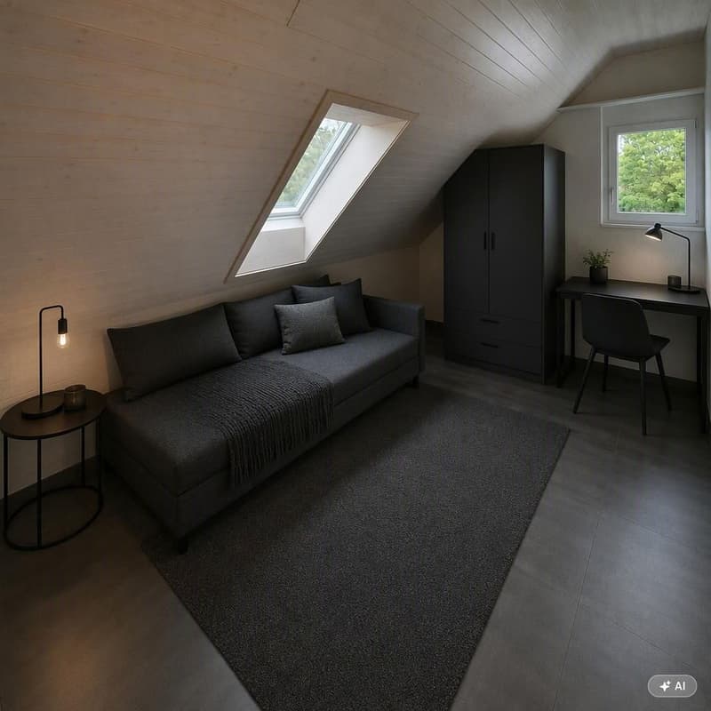 3.5 Zi Wohnung zt im Dach mit viel Charme (9)