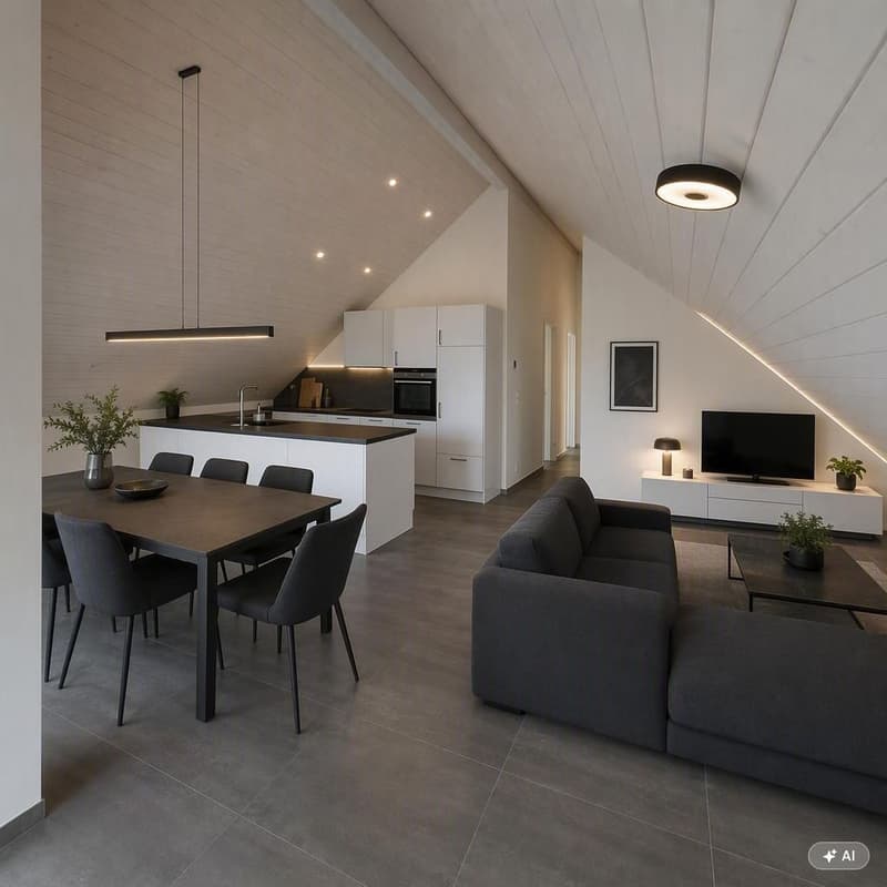 3.5 Zimmer Attikawohnung mit viel Charme (1)