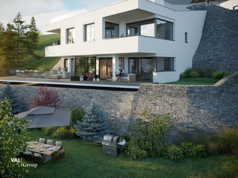 Luxe et nature: 2.5 pièces avec jardin privé dans villa contemporaine (2)
