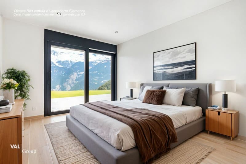Architettura moderna e vista mozzafiato sulle Alpi vallesane (8)