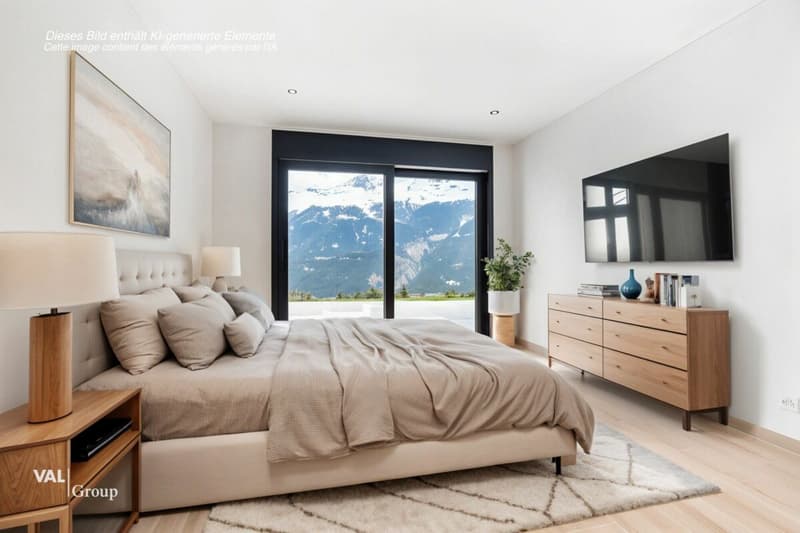 Architettura moderna e vista mozzafiato sulle Alpi vallesane (7)