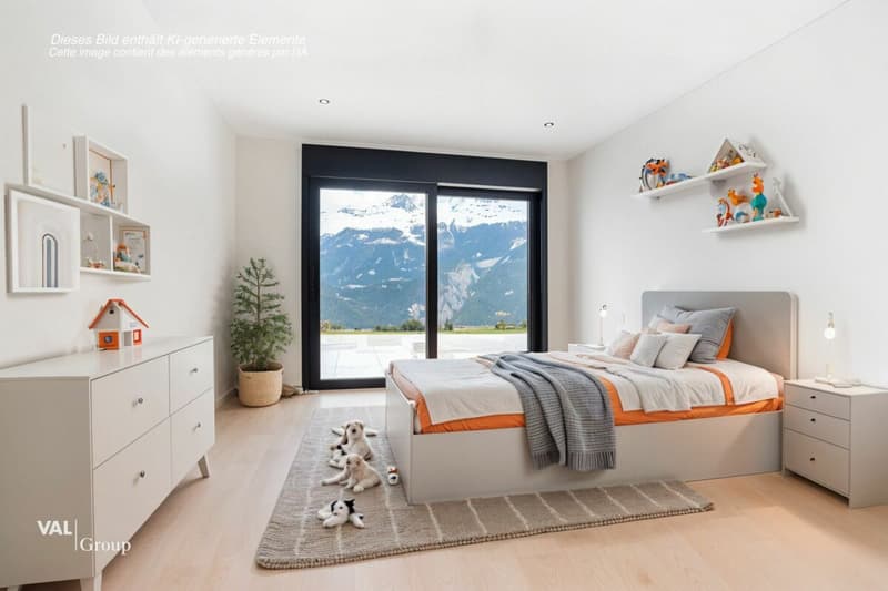 Architettura moderna e vista mozzafiato sulle Alpi vallesane (9)