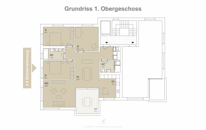 New construction project Orttoli - 4.5-room apartment, 1st floor - available from early 2027 (7)