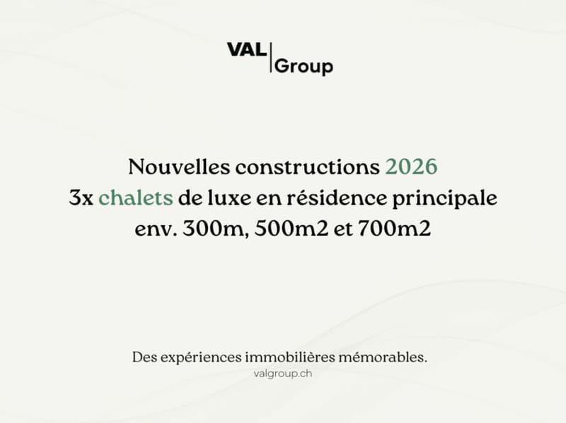 Off-Market - Three new exceptional chalets in primary residences (2)