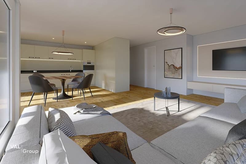 Attraktive 3.5 Zimmerwohnung im Dachgeschoss - Wohnen mit Aussicht (5)